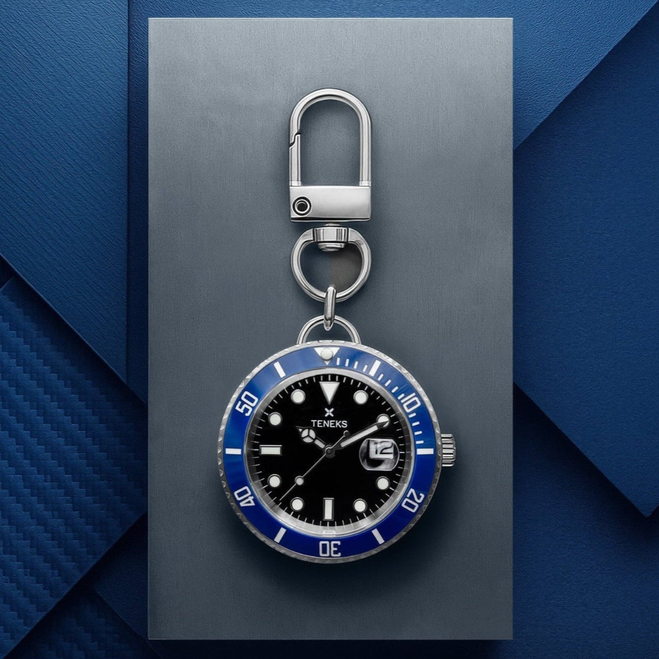 Diver Watch Charm - Blue
