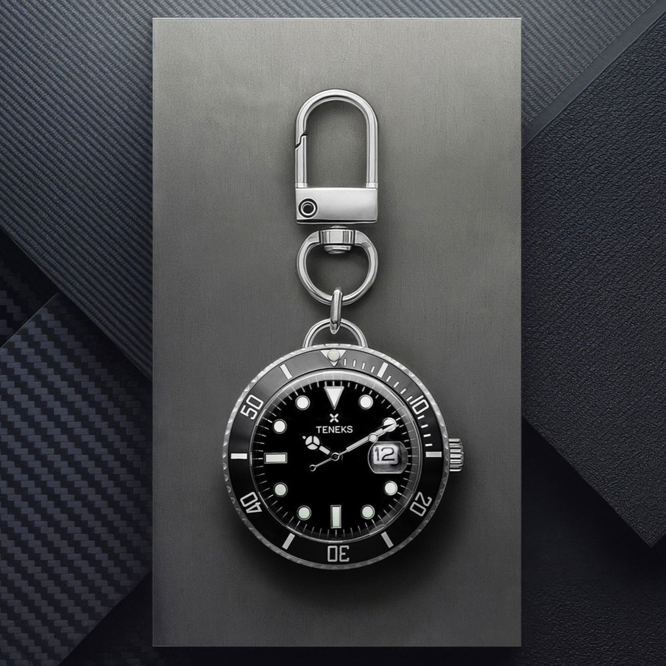 Diver Watch Charm - Black